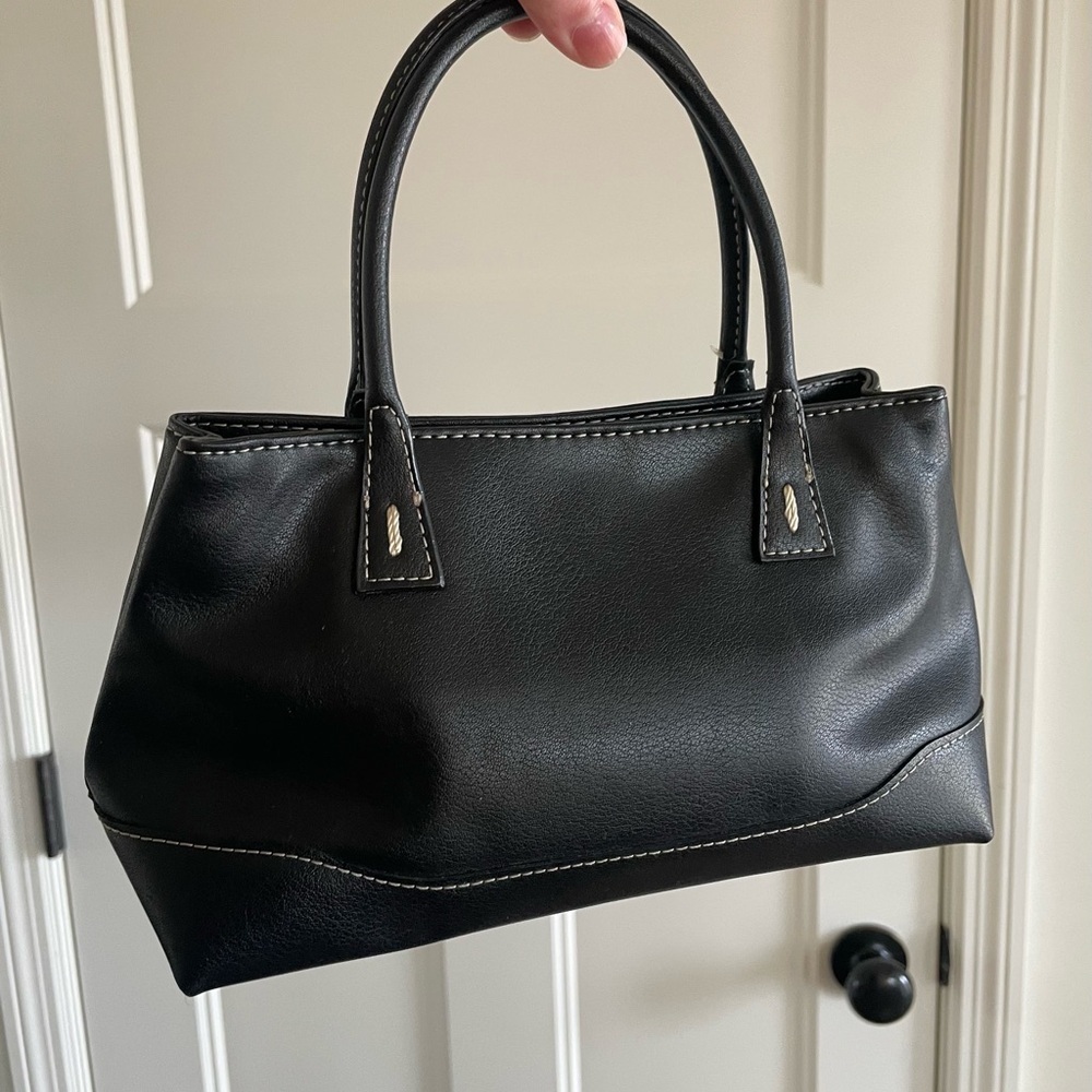 Nine West Mini Shoulder/Crossbody Black Leather Bag